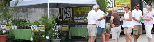 A Crowd gathers for CSI Natural at the 3rd Annual Edgewater Business Expo.